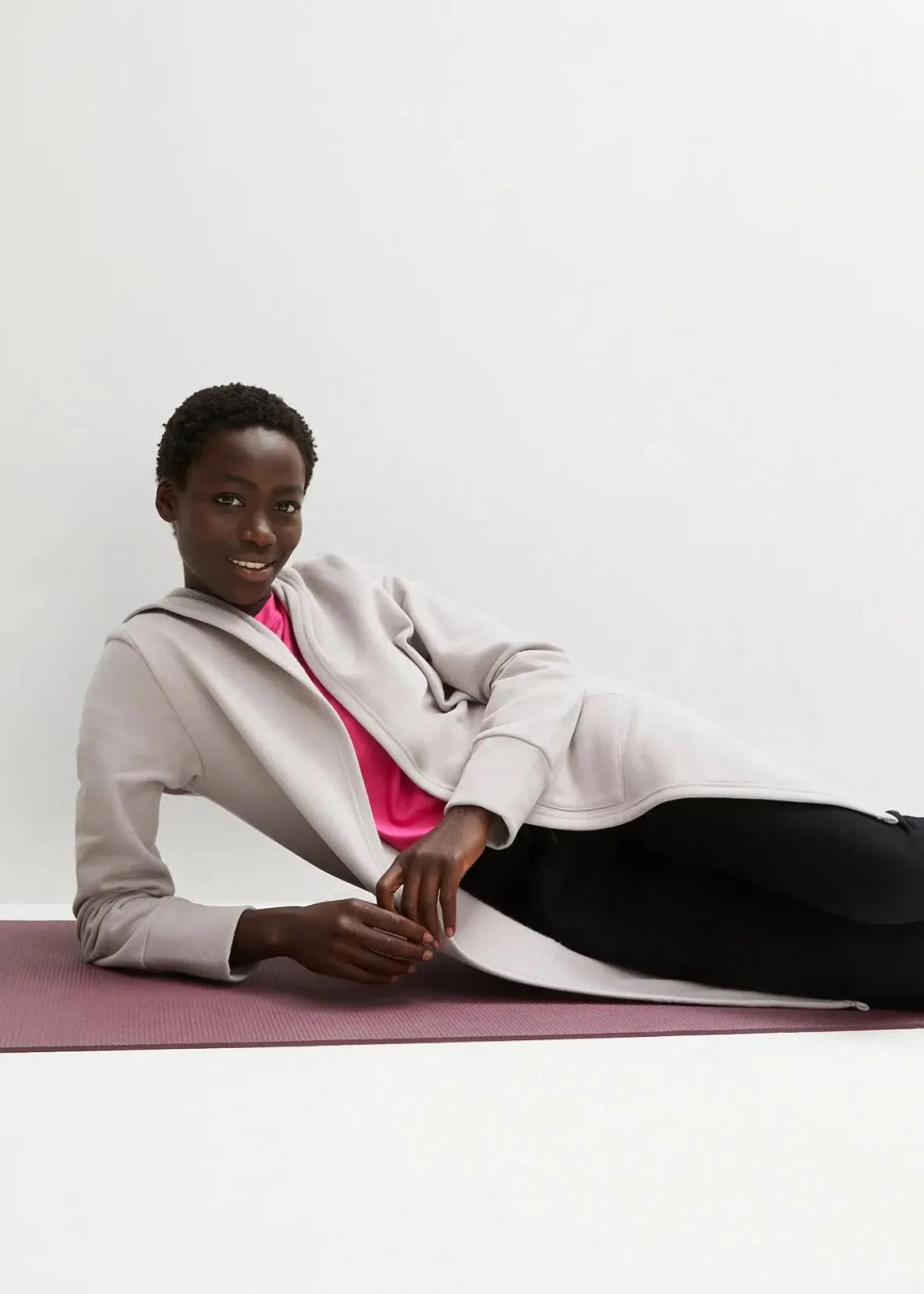 Long-Sweatjacke|bonprix