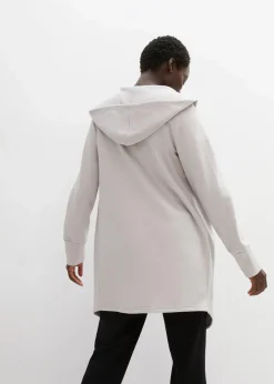 Long-Sweatjacke|bonprix