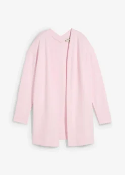 Long-Sweatjacke aus weichem Baumwoll-Mix|bonprix Outlet