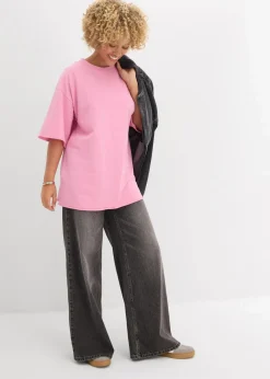 Long-Sweatshirt aus reiner Baumwolle|bonprix Best