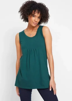 bonprix Shirts & Tops|Long-Top petrol