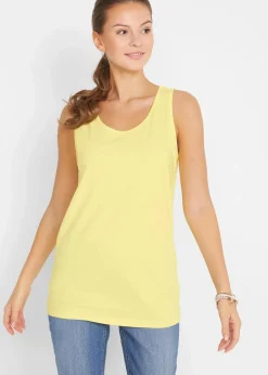 bonprix Shirts & Tops|Basics|Long-Top aus reiner Baumwolle (5er Pack) softrosa + softflieder + mint + softlimette + dunkelblau