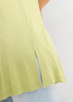 Long-Top aus Viskose-Leinen-Mix|bonprix Hot