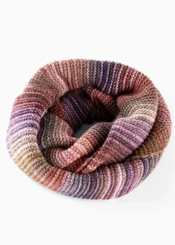 bonprix Schals & Tücher|Schuhe & Accessoires In Spezialgrößen·Tücher & Ponchos|Loop Schal rosa/pink/lila/taupe gestreift