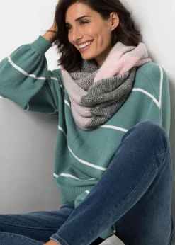 bonprix Schals & Tücher|Schuhe & Accessoires In Spezialgrößen·Tücher & Ponchos|Loop Schal hellrosa