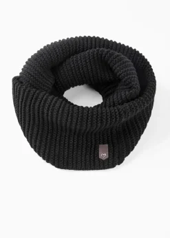 bonprix Schals & Tücher|Schuhe & Accessoires In Spezialgrößen·Tücher & Ponchos|Loop Schal schwarz