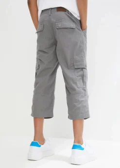 Loose Fit 3/4 Cargohose aus reiner Baumwolle|bonprix New