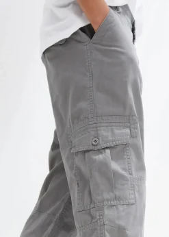 Loose Fit 3/4 Cargohose aus reiner Baumwolle|bonprix New