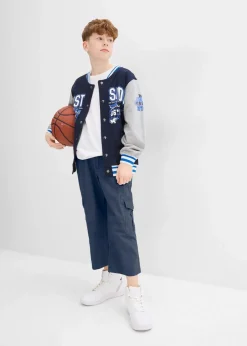 Loose Fit 3/4 Cargohose aus reiner Baumwolle|bonprix Online