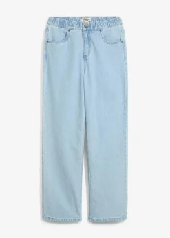 bonprix Jungen 9-16 Jahre·Jeans|Loose Fit Schlupfjeans mit Bequembund, Straight eisblau denim