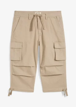 Loose Fit Stretch-3/4-Cargohose, extra weit|bonprix Hot