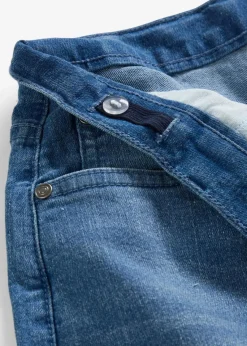 bonprix Jungen 9-16 Jahre·Bademode|Jungen 9-16 Jahre·Jeans|Loose-Fit Jeans mit verstellbarem Bund, Straight blau denim