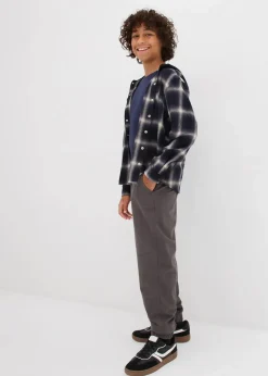 bonprix Jungen 9-16 Jahre·Jacken & Outdoor|Jungen 9-16 Jahre·Hosen|Loose-Fit Thermohose mit Jerseyfutter anthrazit