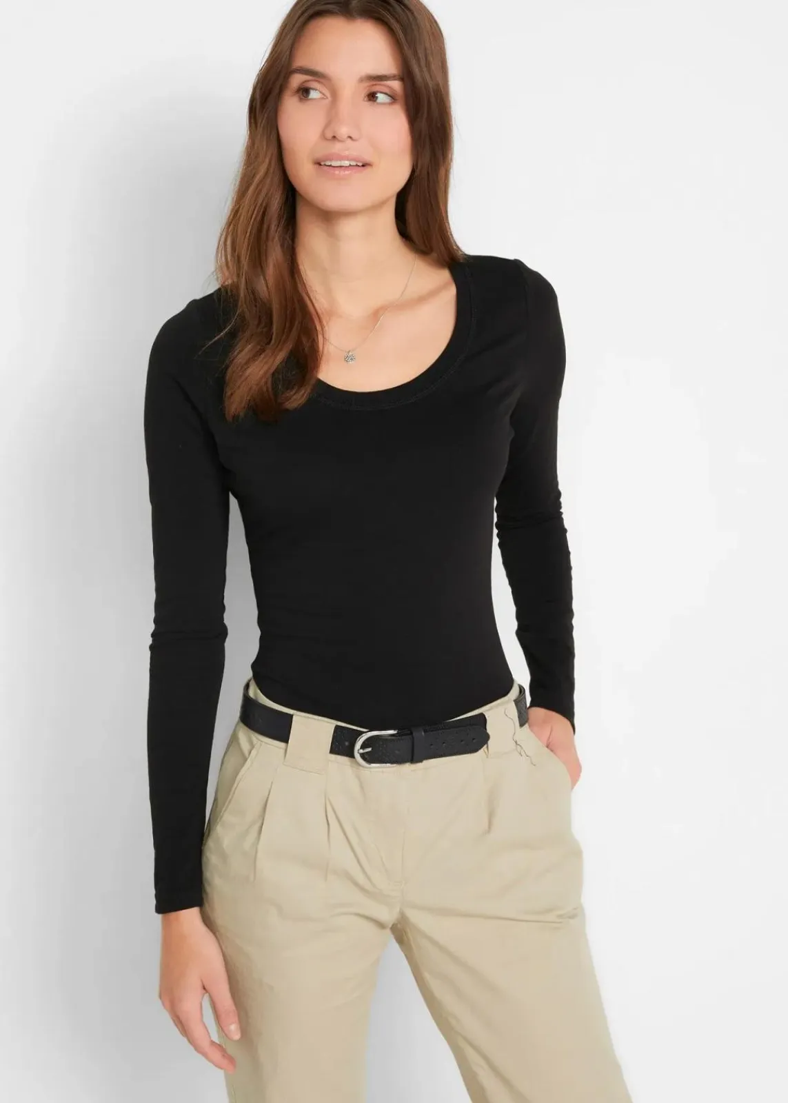 bonprix Wäsche·Bodies|Wäsche·Homewear|Loungewear Body schwarz