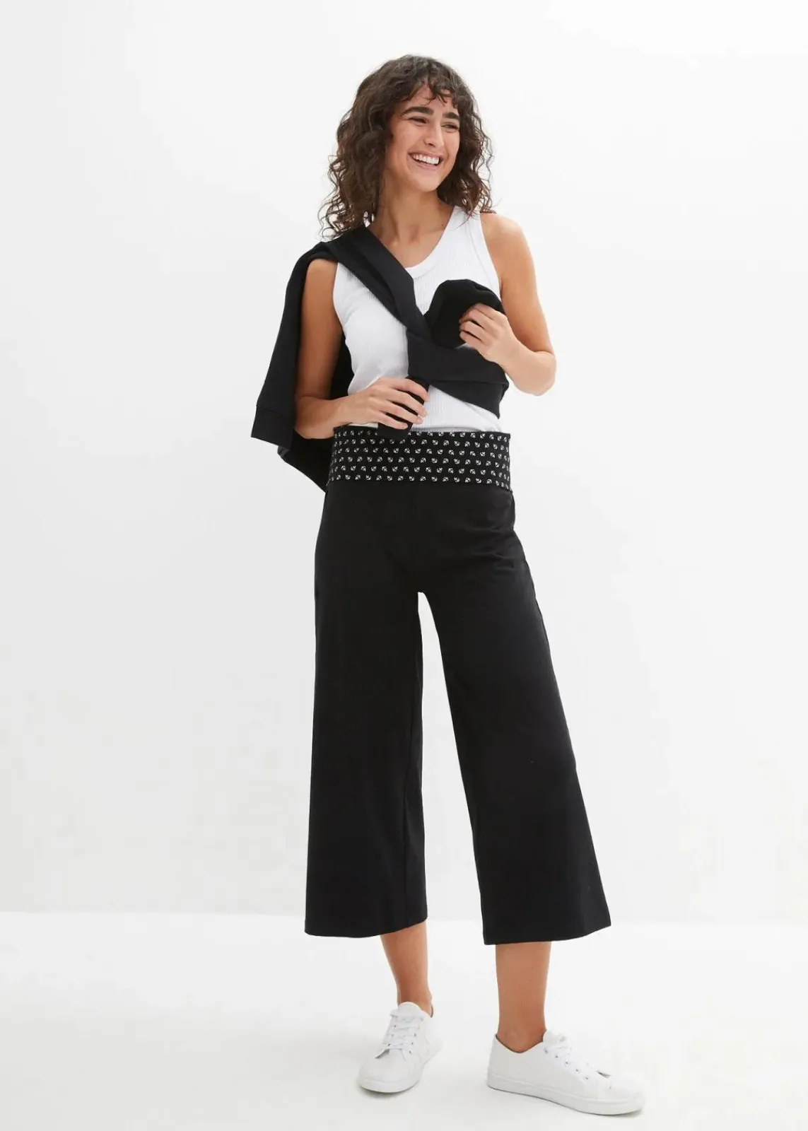 Loungewear Culotte mit Bequembund|bonprix Online