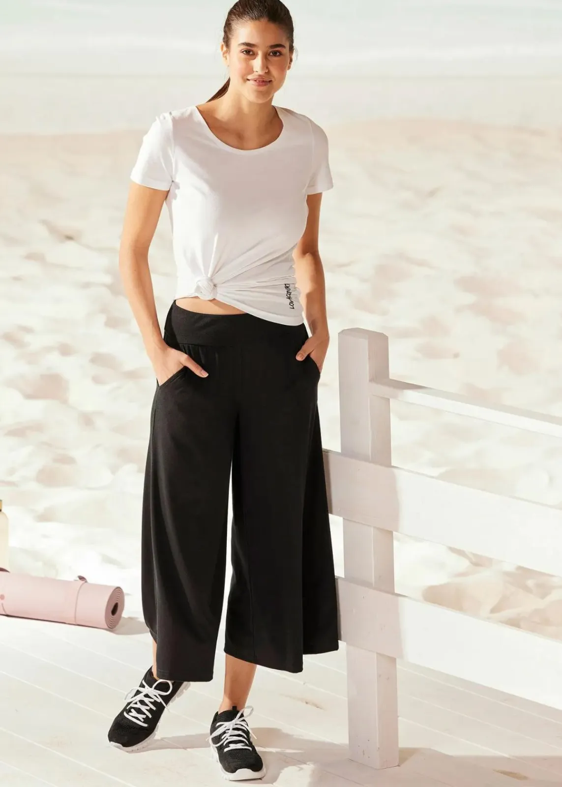Loungewear Culotte mit weitem Bein|bonprix Sale