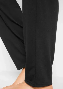 bonprix Wäsche·Homewear|Bekleidung·Strickmode|Loungewear Haremshose mit Viskose schwarz