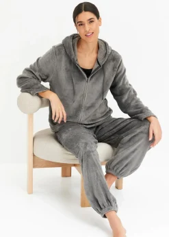 Loungewear Hausanzug aus Kuschelfleece|bonprix Sale