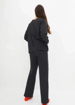 Loungewear Hausanzug aus griffigem Strukturjersey|bonprix Outlet