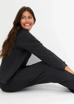 Loungewear Hausanzug aus griffigem Strukturjersey|bonprix Outlet