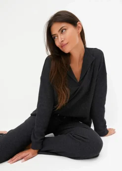 Loungewear Hausanzug aus griffigem Strukturjersey|bonprix Outlet