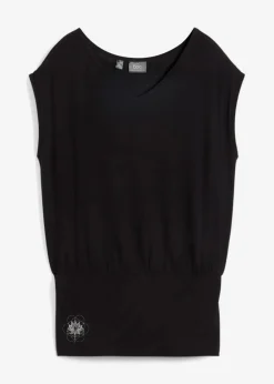 Loungewear-Shirt mit weitem Bund|bonprix Discount