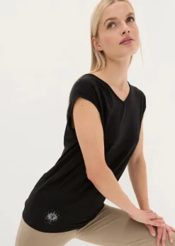 Loungewear-Shirt mit weitem Bund|bonprix Discount