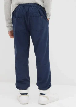 bonprix Jungen 9-16 Jahre·Hosen|Jungen 9-16 Jahre·Jacken & Outdoor|Lässige Thermohose mit kuscheligem Baumwollfutter dunkelblau