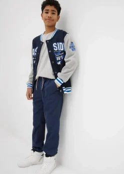 bonprix Jungen 9-16 Jahre·Hosen|Jungen 9-16 Jahre·Jacken & Outdoor|Lässige Thermohose mit kuscheligem Baumwollfutter dunkelblau