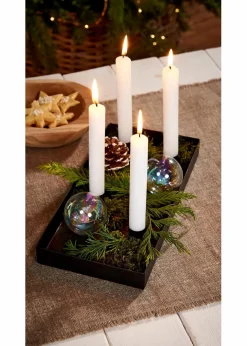 bonprix Sehr Beliebt|Kerzenhalter|Magnetischer Kerzenhalter für 4 Kerzen schwarz