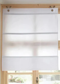 bonprix Raffrollos|Magnet-Raffrollo weiß