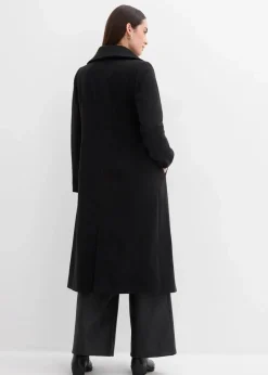 bonprix Bekleidung·Hosen|Jacken & Mäntel|Mantel aus Wollimitat schwarz