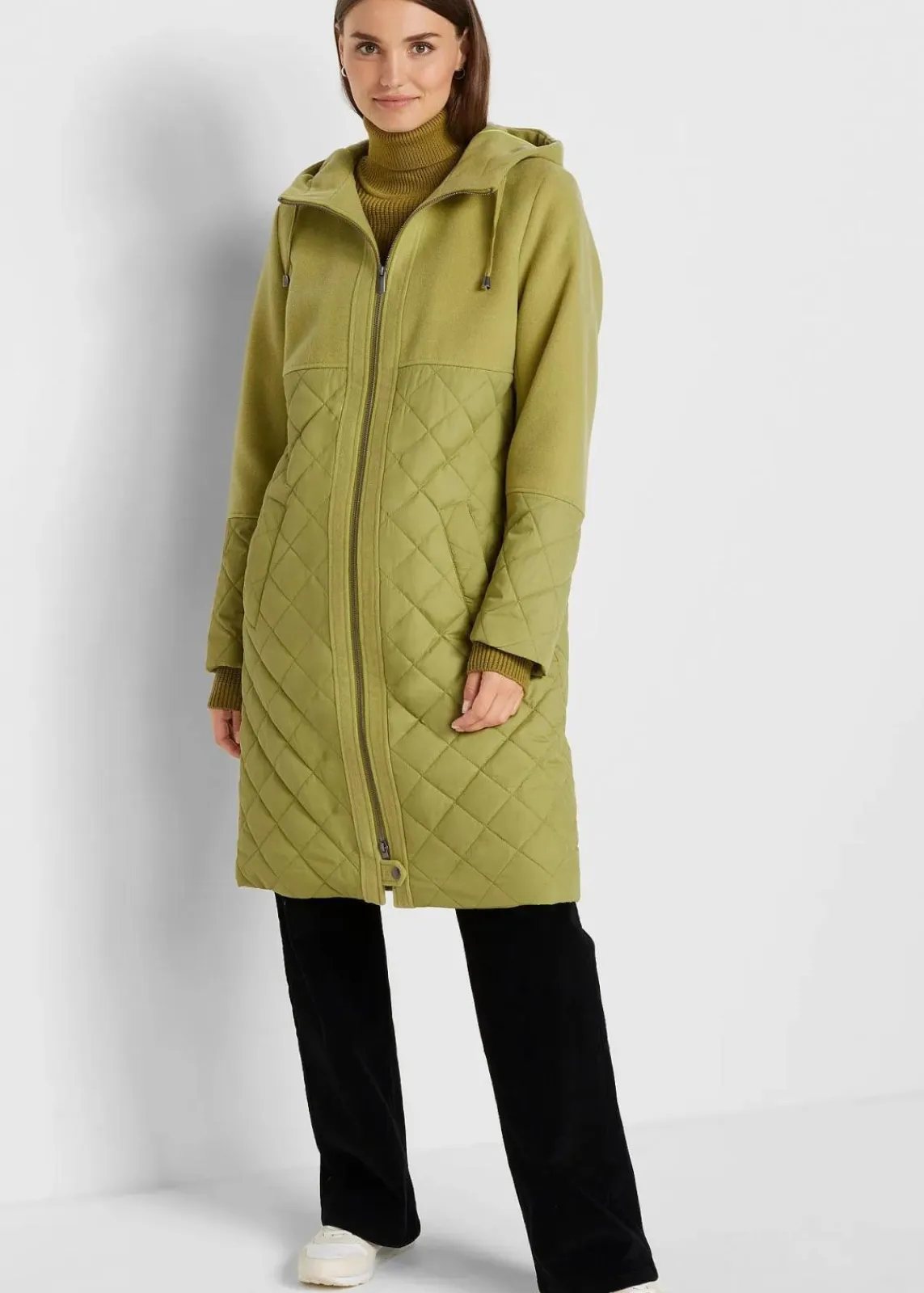 Mantel in Materialmix|bonprix Sale