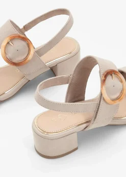 Marco Tozzi High Heels|Sommerschuhe|Sandaletten beige