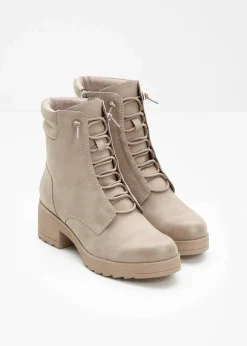 Marco Tozzi High Heels|Boots|Schnürboots taupe