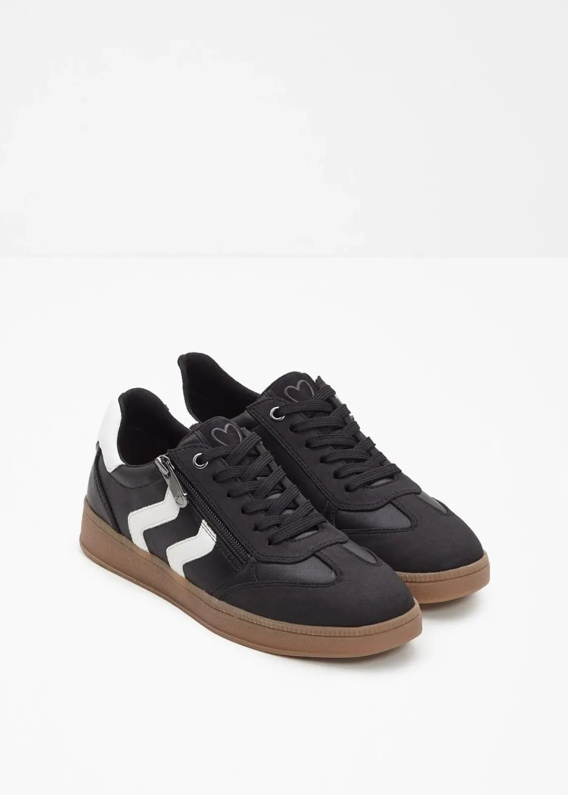 Marco Tozzi High Heels|Sneaker|Sneaker im Retrolook schwarz/weiß