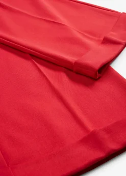 bonprix Kurzgrößen|Bekleidung·Kleider|Marlenehose rot