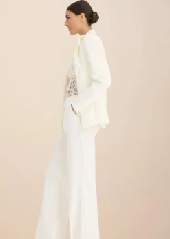 bonprix Bekleidung·Kleider|Hosen|Marlenehose wollweiß