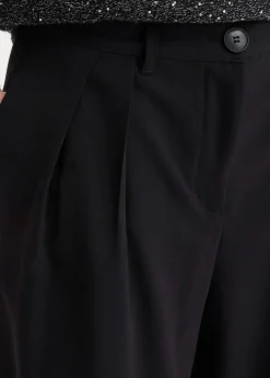 bonprix Bekleidung·Kleider|Hosen|Marlenehose schwarz