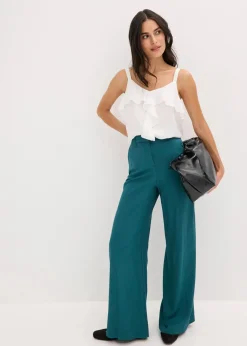 Marlenehose aus fließender Viskose|bonprix Outlet