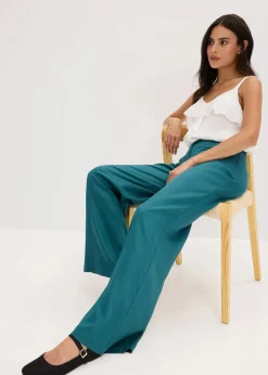 Marlenehose aus fließender Viskose|bonprix Outlet