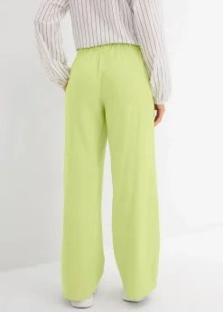 bonprix Bekleidung·Kleider|Hosen|Marlenehose aus fließender Viskose mintgrün