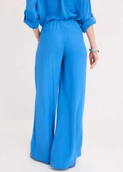 Marlenehose aus leichtem Crêpe|bonprix Sale