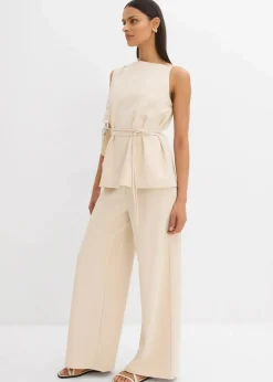 Marlenehose aus Piqué|bonprix Sale