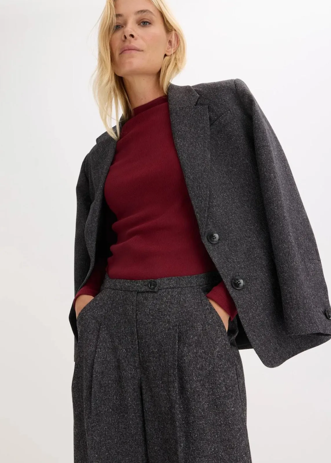 Marlenehose aus softem Viskose-Mix|bonprix Discount