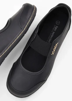 bonprix Sommerschuhe|Schuhe & Accessoires In Spezialgrößen·Elastischer Schaft|Mary-Janes schwarz