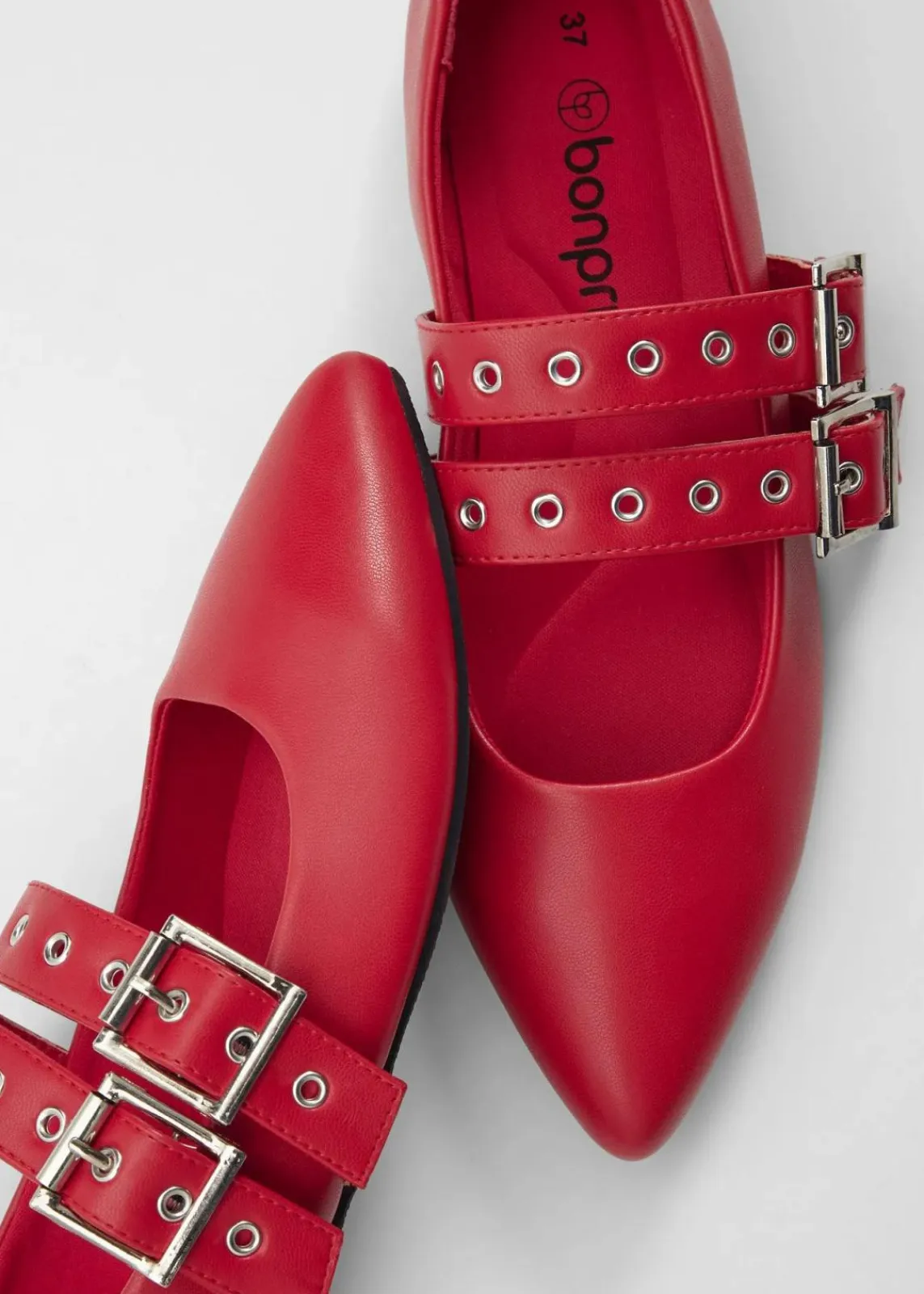 bonprix Sommerschuhe|Mary-Janes mit gepolsterter Innensohle rot