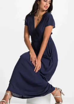 Maxikleid aus fließender Viskose|bonprix New