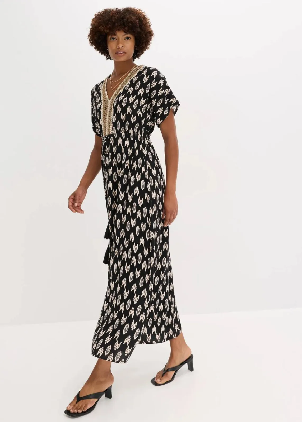 Maxikleid aus fließender Viskose|bonprix Best