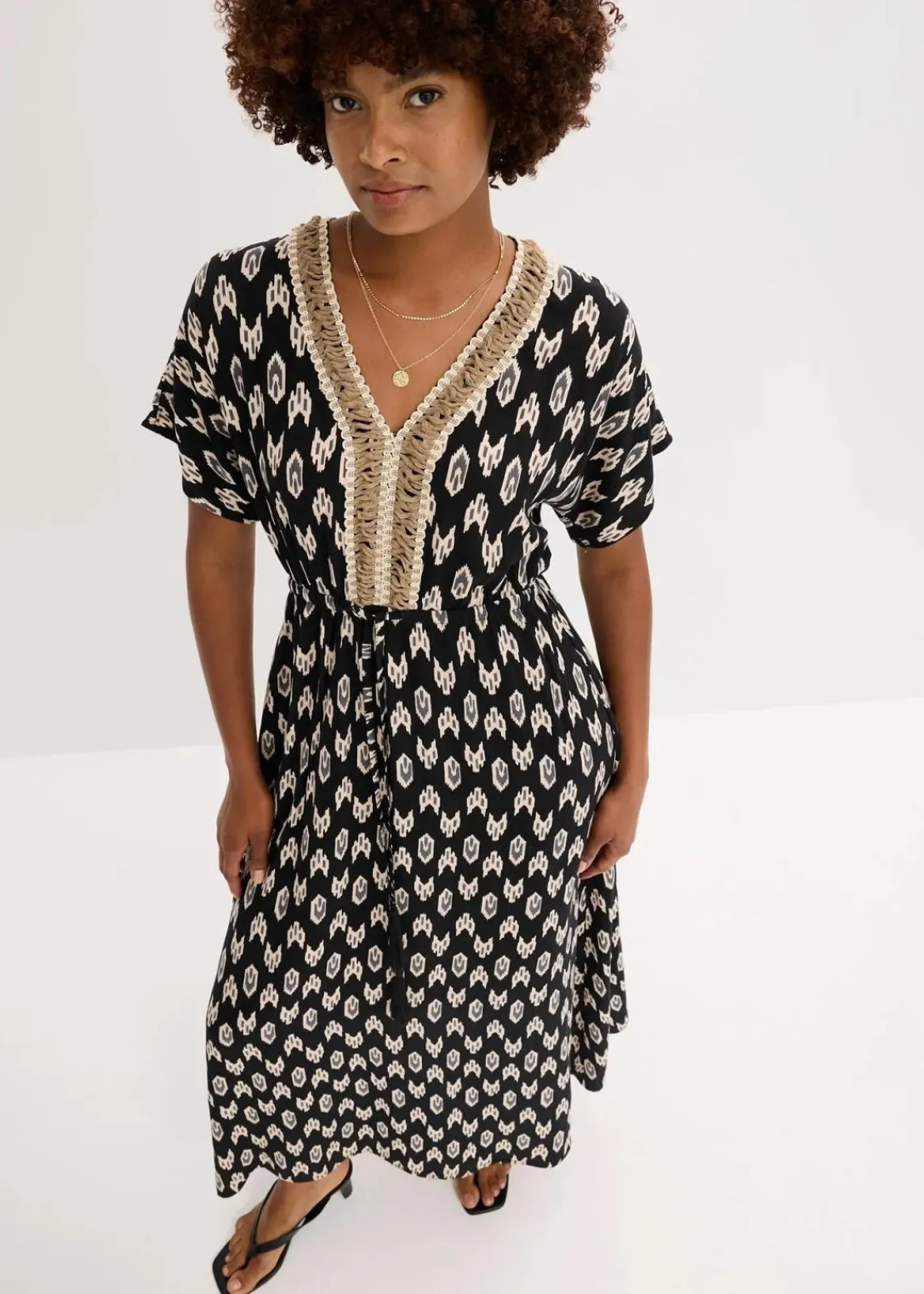 Maxikleid aus fließender Viskose|bonprix Best